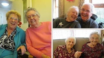 Valentine’s Day dance at Wakefield care home